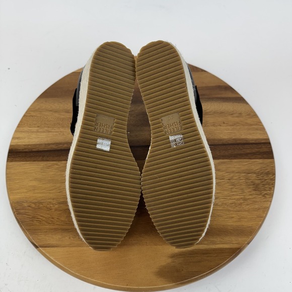 New Womens Eileen Fisher Tilly Jute Fisherman Espadrille Platform Sandal Size 10 - Picture 7 of 8